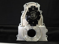 Chevy LS BILLET TIMING COVER   w Sensor HOLE -&  Waterman SUPER SPRINT FUEL PUMP
